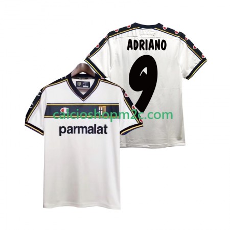 Parma ADRIANO 9 2003 Retro Maglia Trasferta 2002 Manica Corta